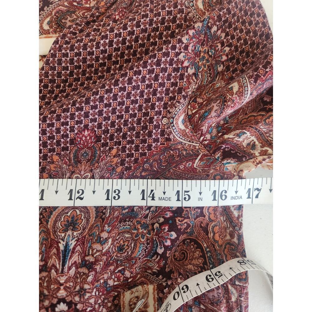 Altar'd State Midi dress sz S missing brand tag patchwork Paisley boho cottage - Picture 8 of 8
